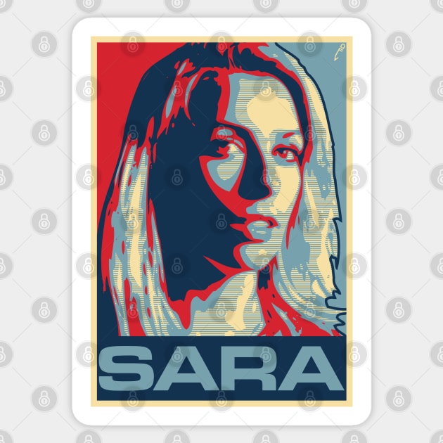 Sara Sticker by DAFTFISH